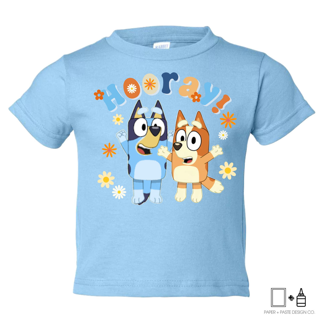 T-Shirt:Hooray Bluey Kids