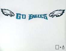 Load image into Gallery viewer, Banner: Philadelphia Eagles Garland - Superbowl 2023 - Go Eagles! - Eagles Banner
