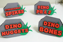 Load image into Gallery viewer, Food Tents: Dinosaur Themed - 10/pack
