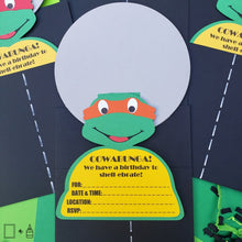Load image into Gallery viewer, Invitation: Teenage Mutant Ninja Turtles Themed Party - 10/pack
