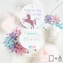 Load image into Gallery viewer, Invitation: Unicorn Theme Party - 10/pack

