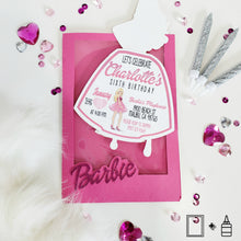 Load image into Gallery viewer, Invitation: Barbie Theme - 10/pack
