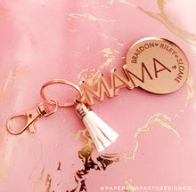 Load image into Gallery viewer, Keychain: Mama Circle Keychain
