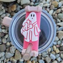 Load image into Gallery viewer, Stanley Tags: Ghost holding Tumbler Stanley Tags
