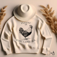 Load image into Gallery viewer, T-Shirt: Fluent in Fowl Language
