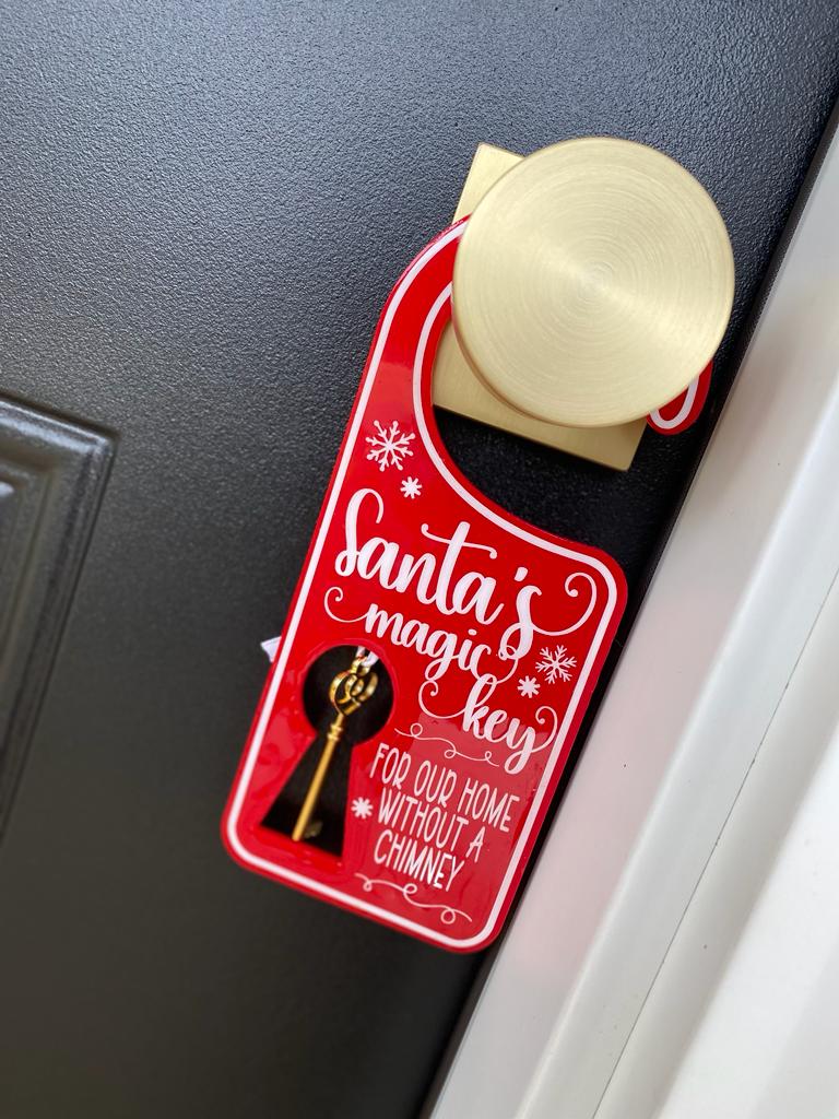 Door Hanger: Santa's Magic Key