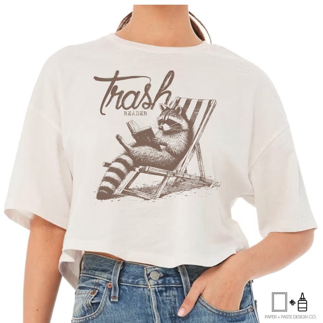 T-Shirt: Trash Racoon Reader