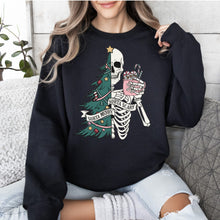 Load image into Gallery viewer, T-Shirt: Sorta Merry, Sorta Scary Crewneck Sweater
