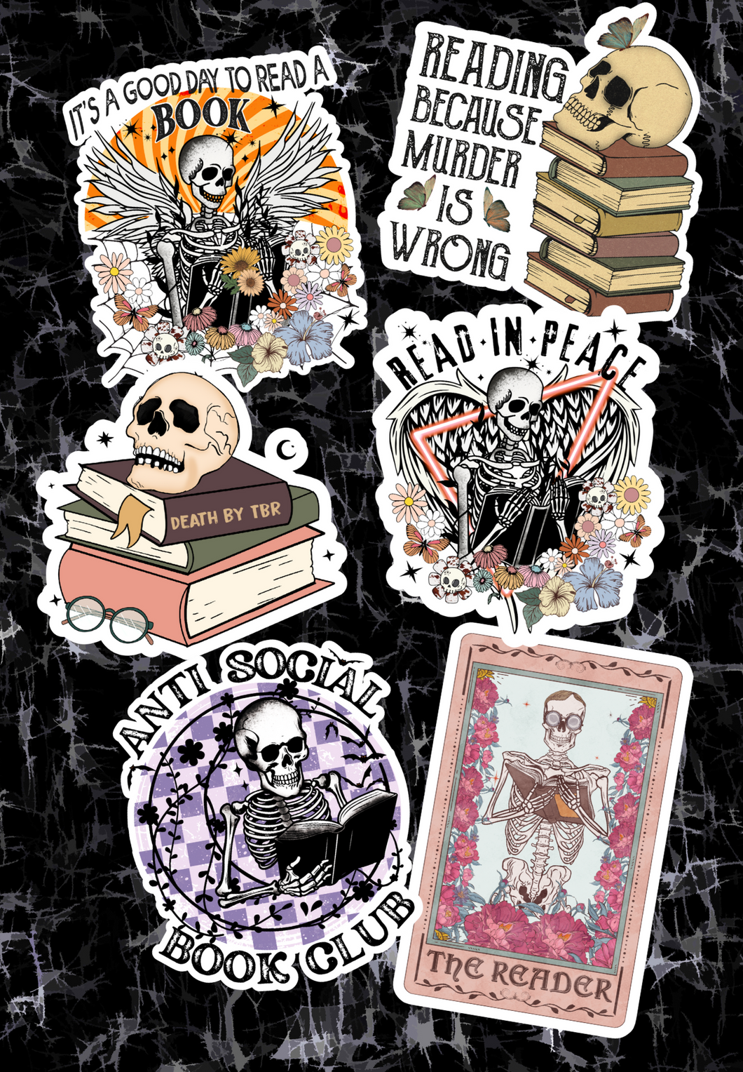 Stickers: SkeletonReader Pack - 6pcs