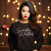 Load image into Gallery viewer, T-Shirt: Sweater Weather Crewneck
