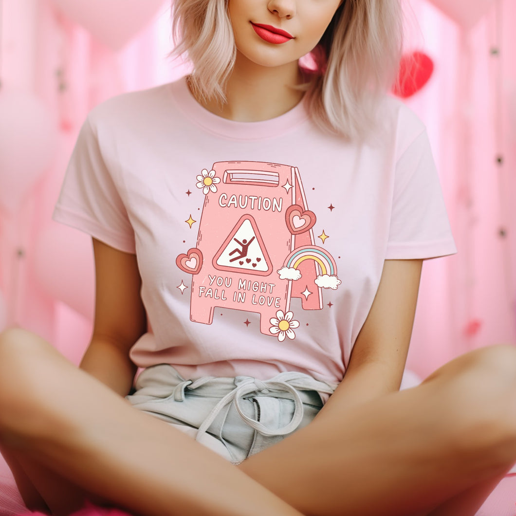 T-Shirt: Caution! You Might Fall in Love