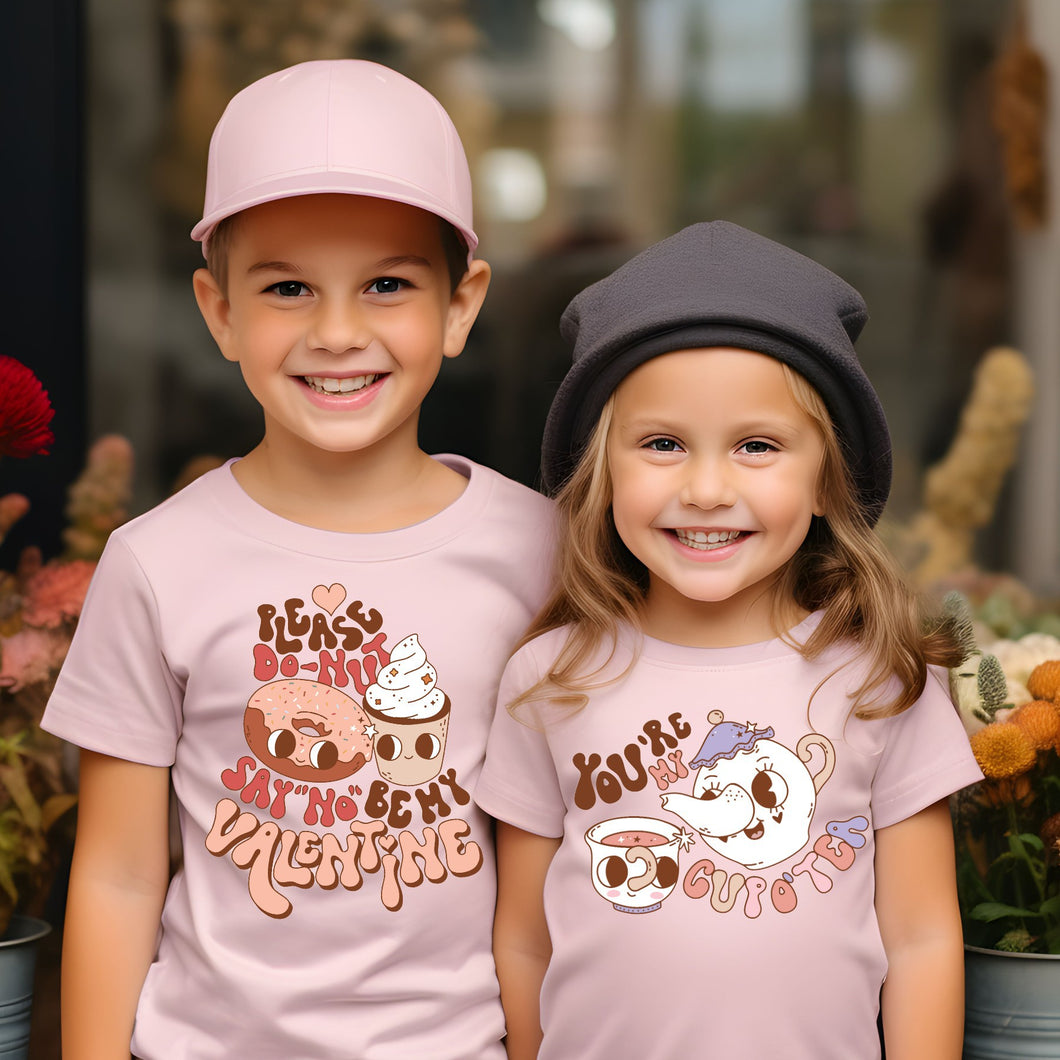 T-Shirt: Valentine Foodie Kids Tee
