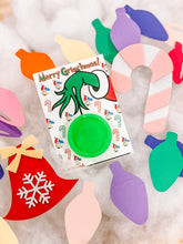 Load image into Gallery viewer, Merry Grinchmas Play Doh Holders - Class Gift Idea - 25/pk
