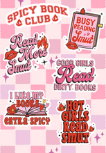 Load image into Gallery viewer, Stickers: Smut Pink Reader Set 1 - 6pcs
