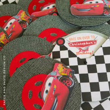 Load image into Gallery viewer, Invitation: Disney Cars Themed Party- 10/Pack

