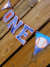 Load image into Gallery viewer, High Chair Banner: Baseball Themed
