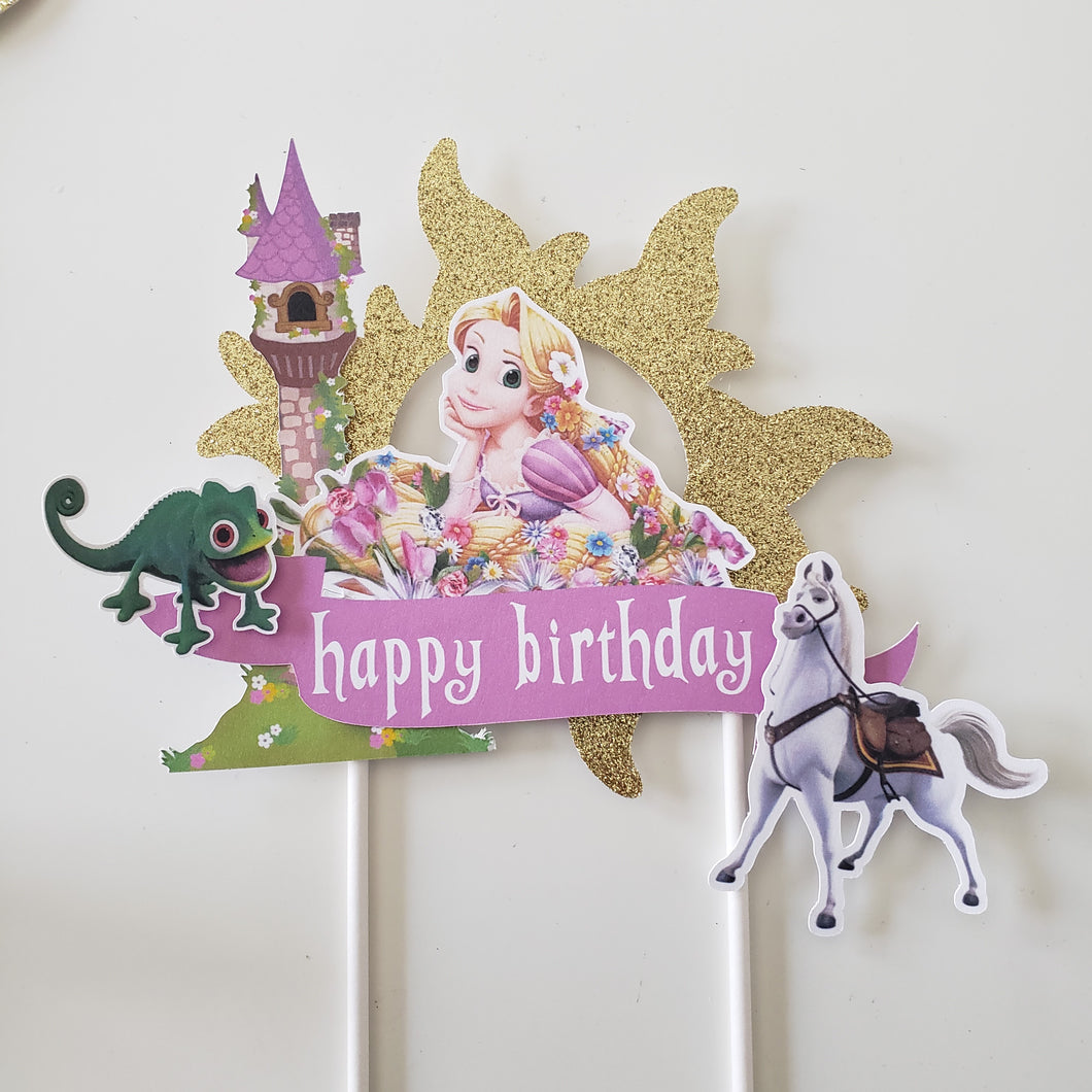 Cake Topper: Tangled Theme