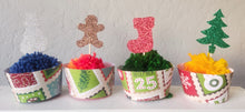 Load image into Gallery viewer, Cupcake Toppers: Holiday Themed
