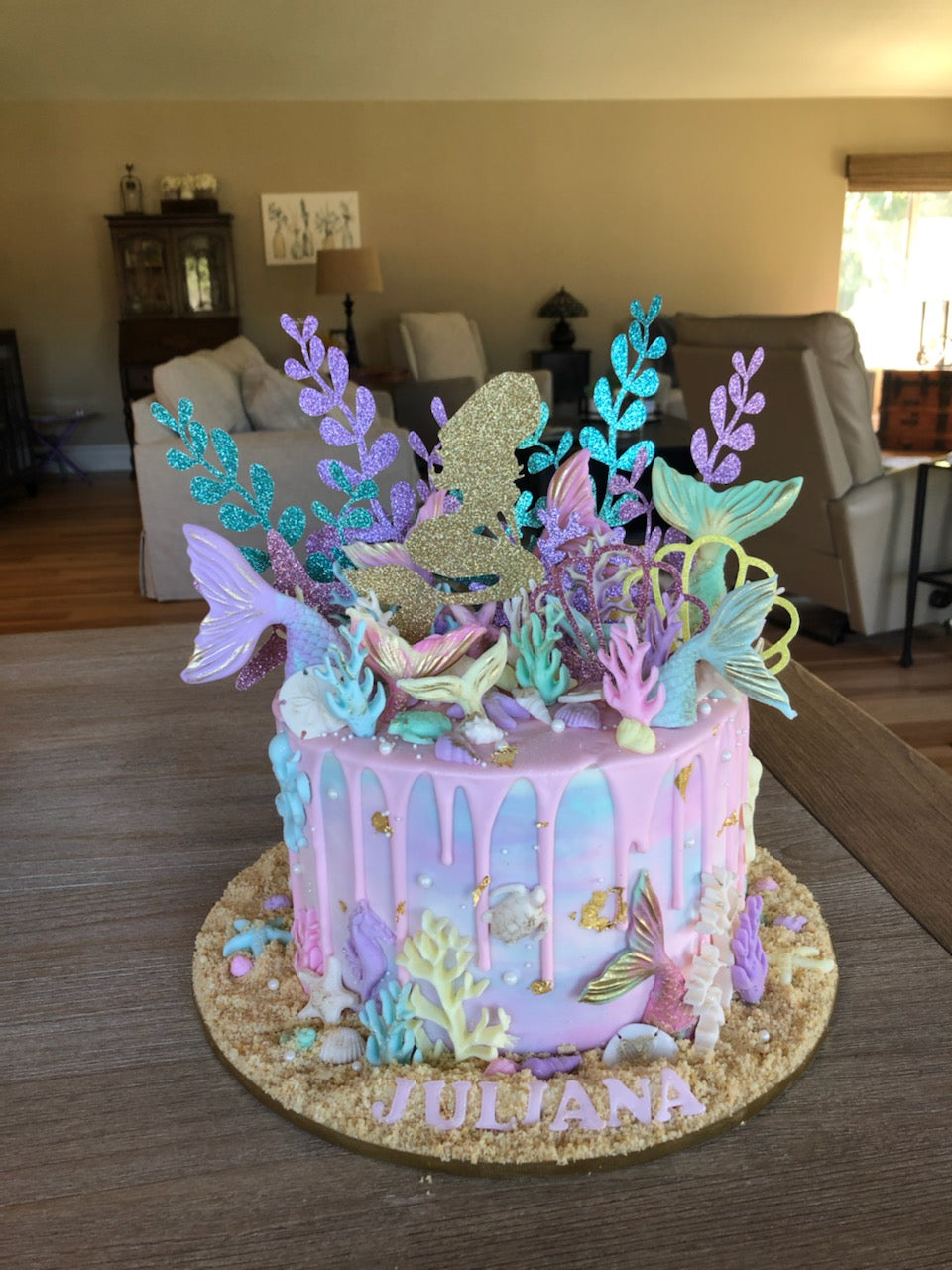 Cake Topper: Mermaid Theme