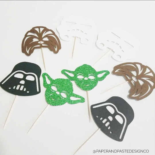 Cupcake Toppers: Star Wars Theme - 12/pack