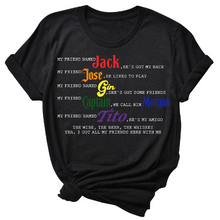 Load image into Gallery viewer, T-Shirt: &quot;Wine, Beer, Whiskey&quot; Lyric shirt
