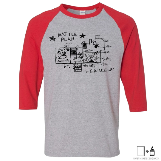 T-Shirt: Home Alone Battle Plan Shirt