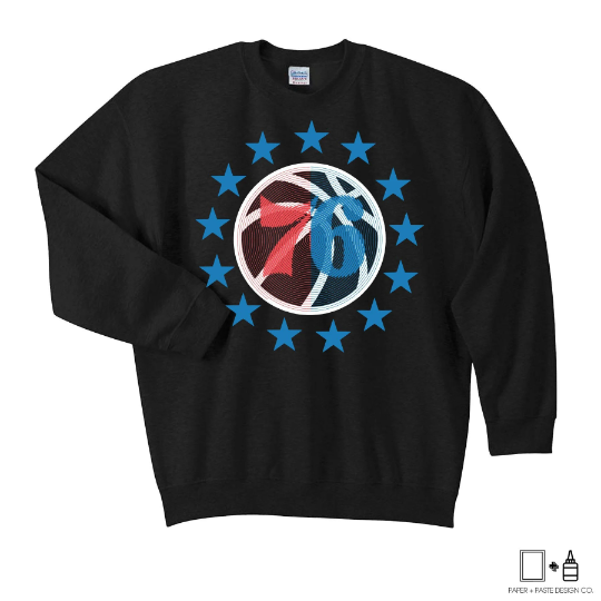 T-Shirt: Philadelphia 76ers Shirt/Sweater