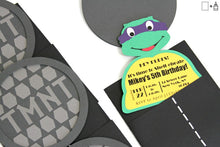 Load image into Gallery viewer, Invitation: Teenage Mutant Ninja Turtles Themed Party - 10/pack
