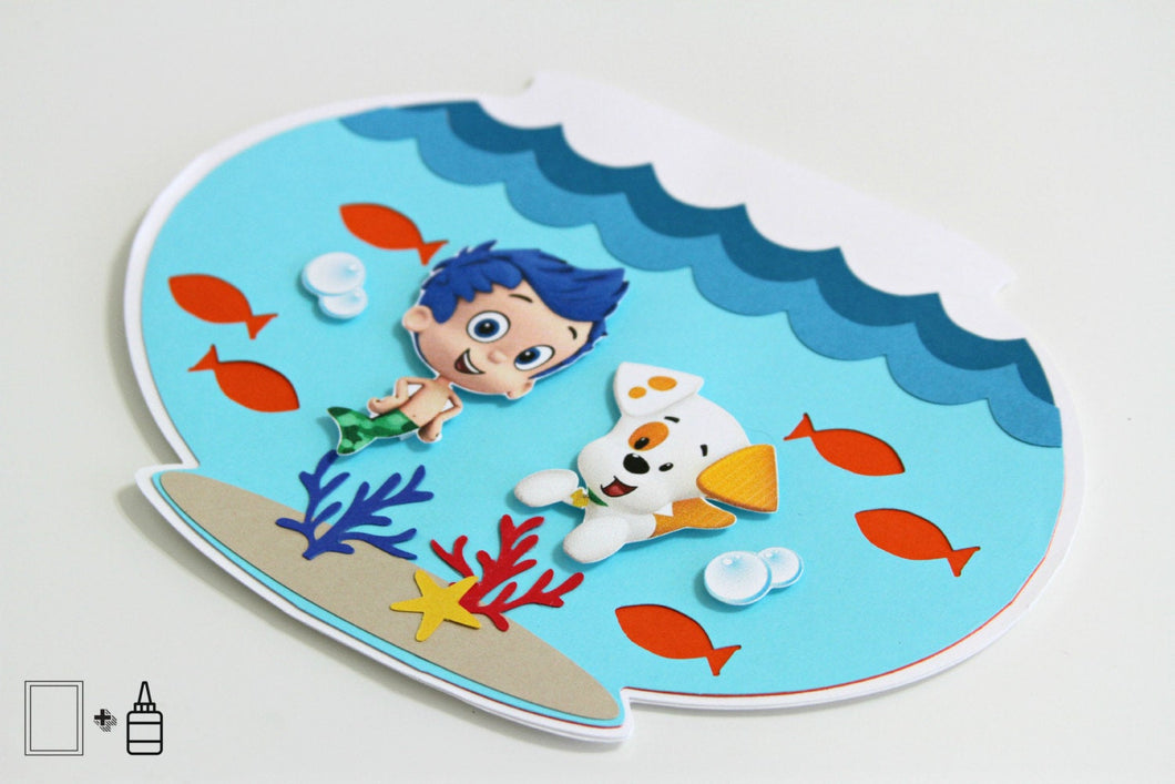 Invitation: Bubble Guppies Theme - 10/pack