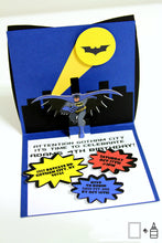 Load image into Gallery viewer, Invitation: Batman Theme - 10/pack
