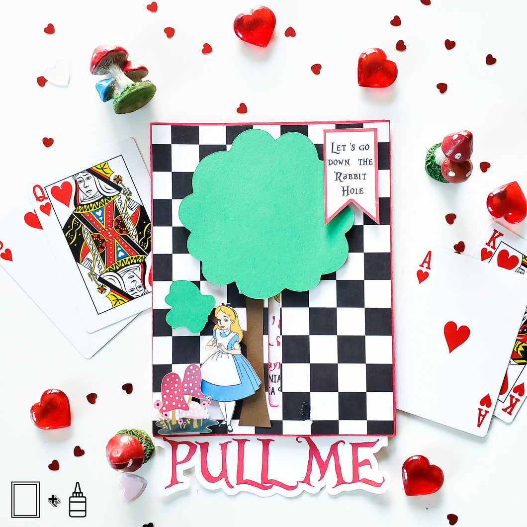 Invitation: Alice In Wonderland Theme - 10/pack