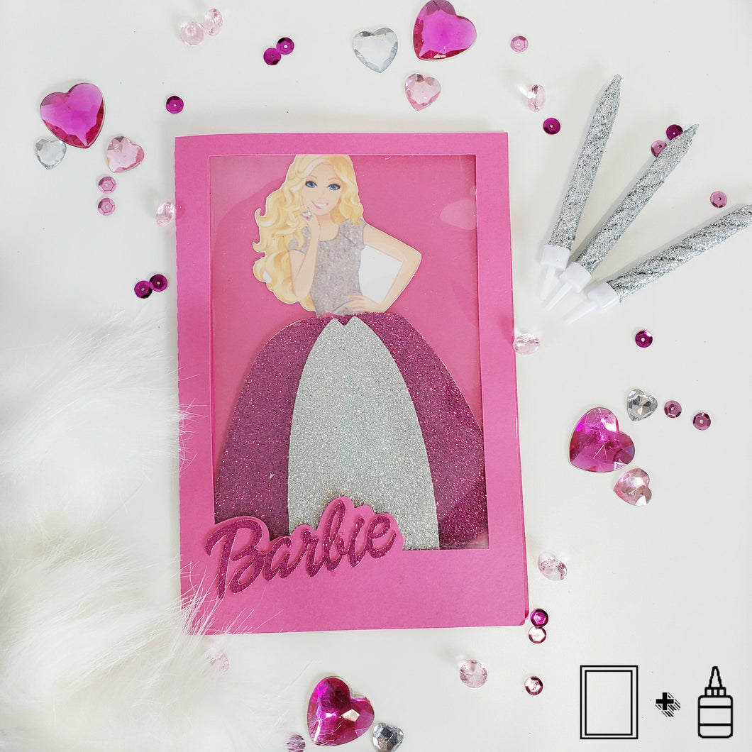 Invitation: Barbie Theme - 10/pack
