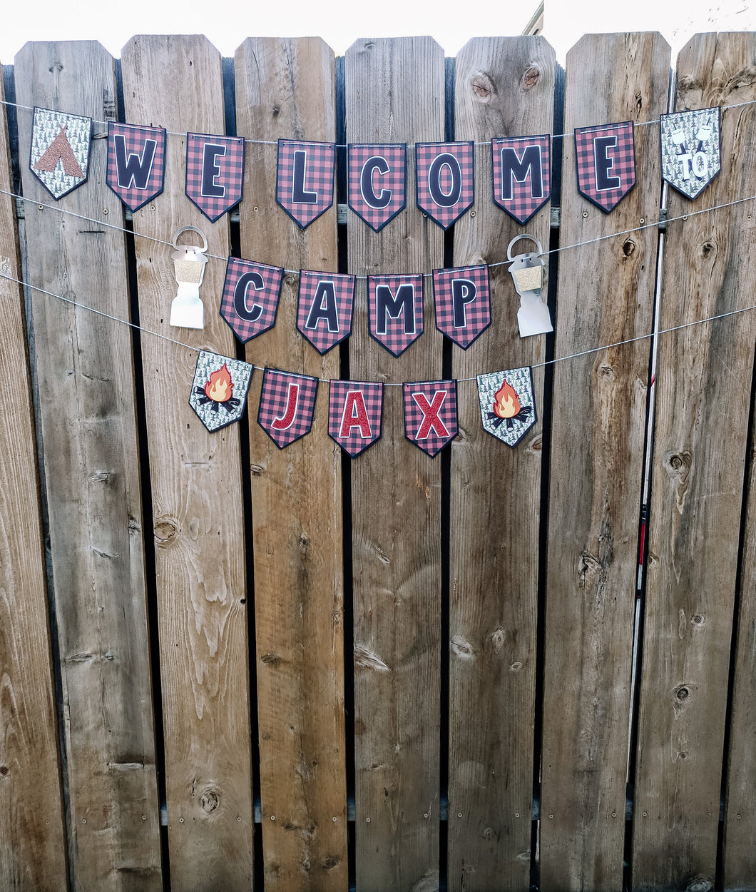 Banner: Camp Themed Party