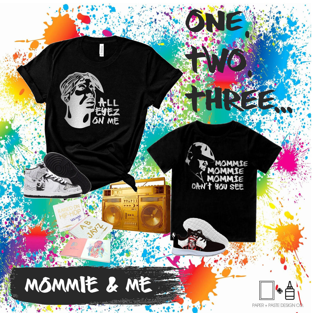 T-Shirt: Notorious Biggie Smalls/Tupac Shakur - Mommy & Me Shirt Set
