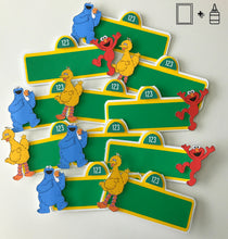 Load image into Gallery viewer, Food Tents: Sesame Street Theme - 10/pack
